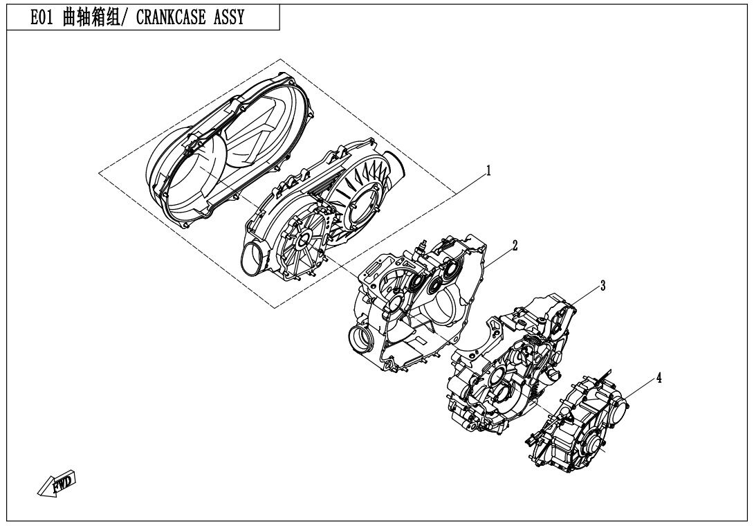 ASSEMBLAGE CARTER POUR CFORCE 450S EPS L7E 2018
