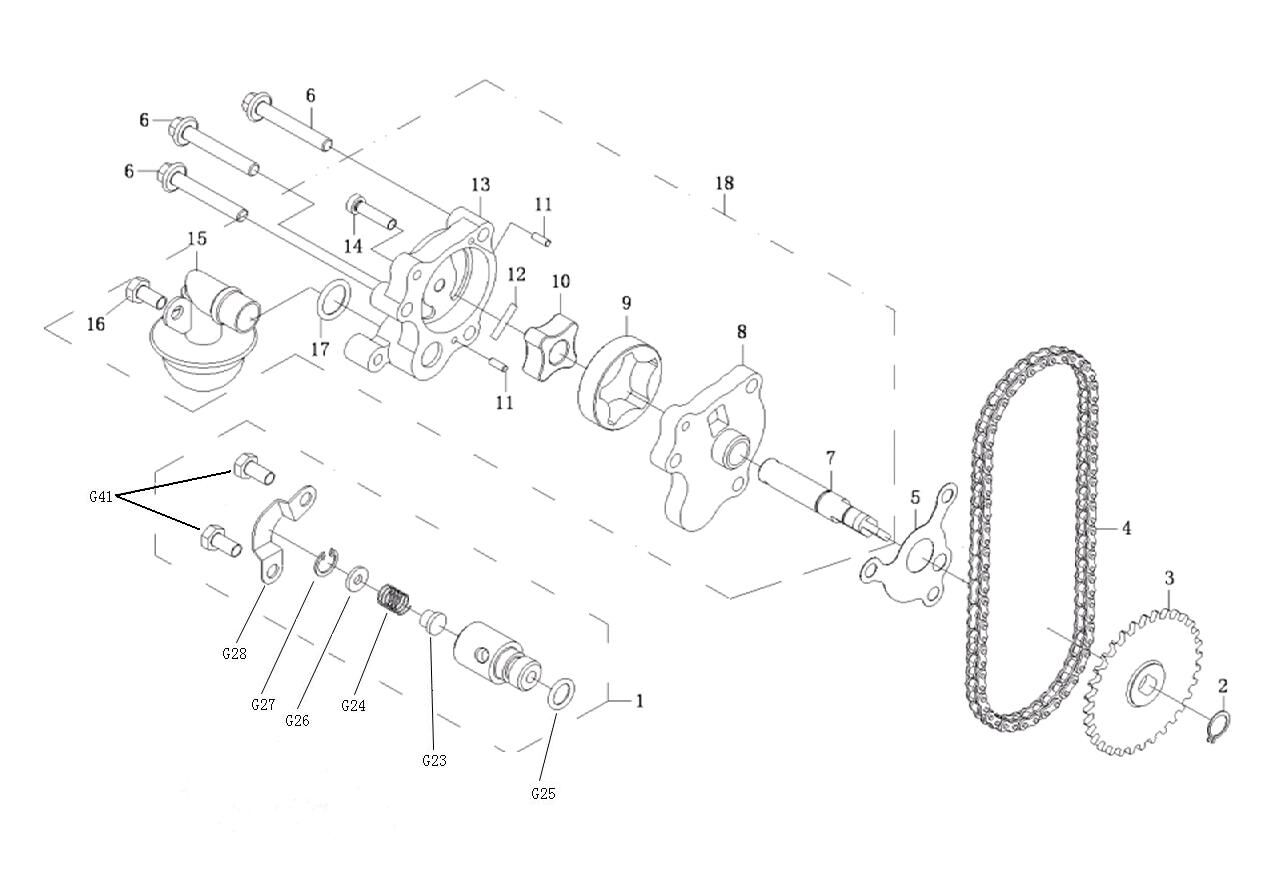 POMPE A HUILE POUR CFORCE 500 5A 2013