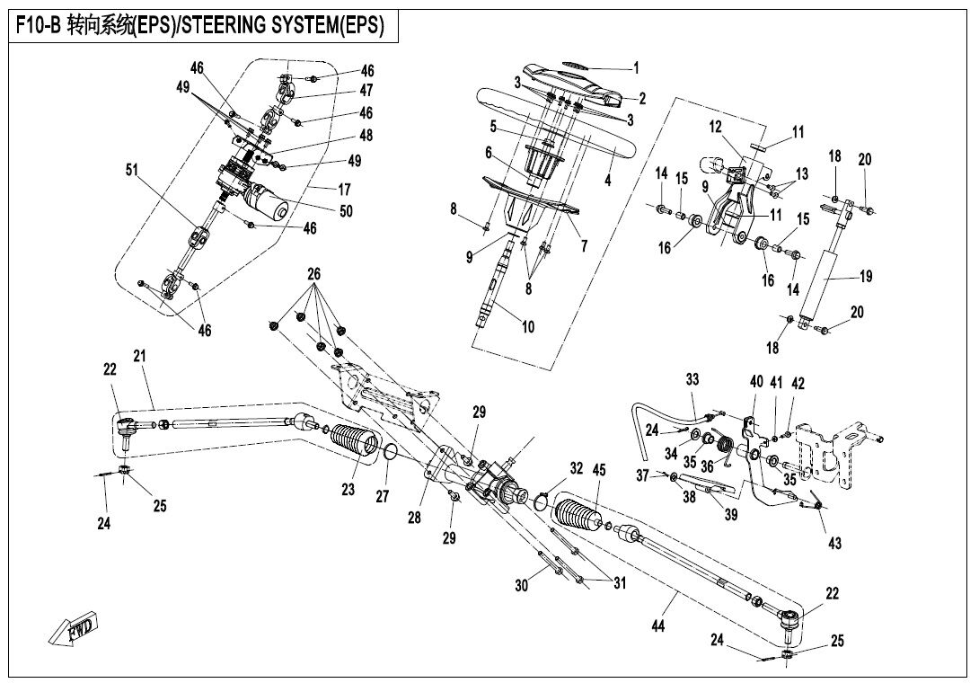 SYSTEME DE DIRECTION EPS POUR ZFORCE 550 EX T1 2017