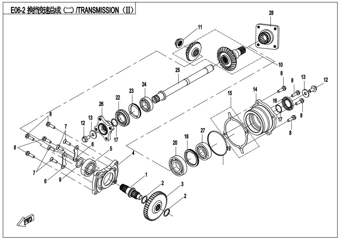 TRANSMISSION POUR ZFORCE 550 EX T1 2020