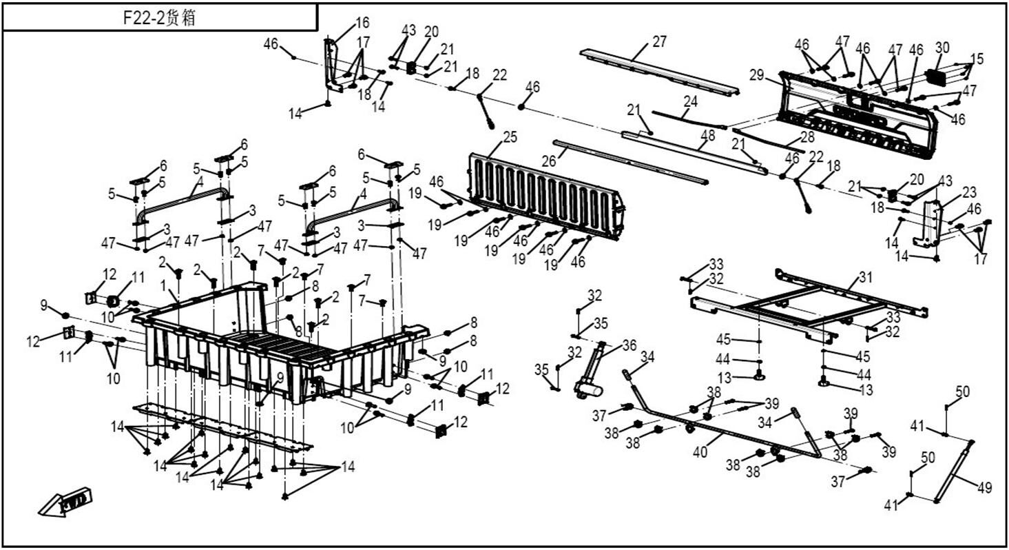BENNE POUR UFORCE 800 2012