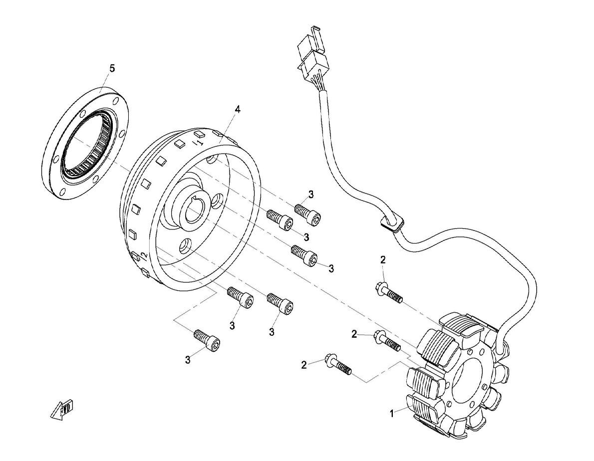 ALTERNATEUR POUR UFORCE 800 2016