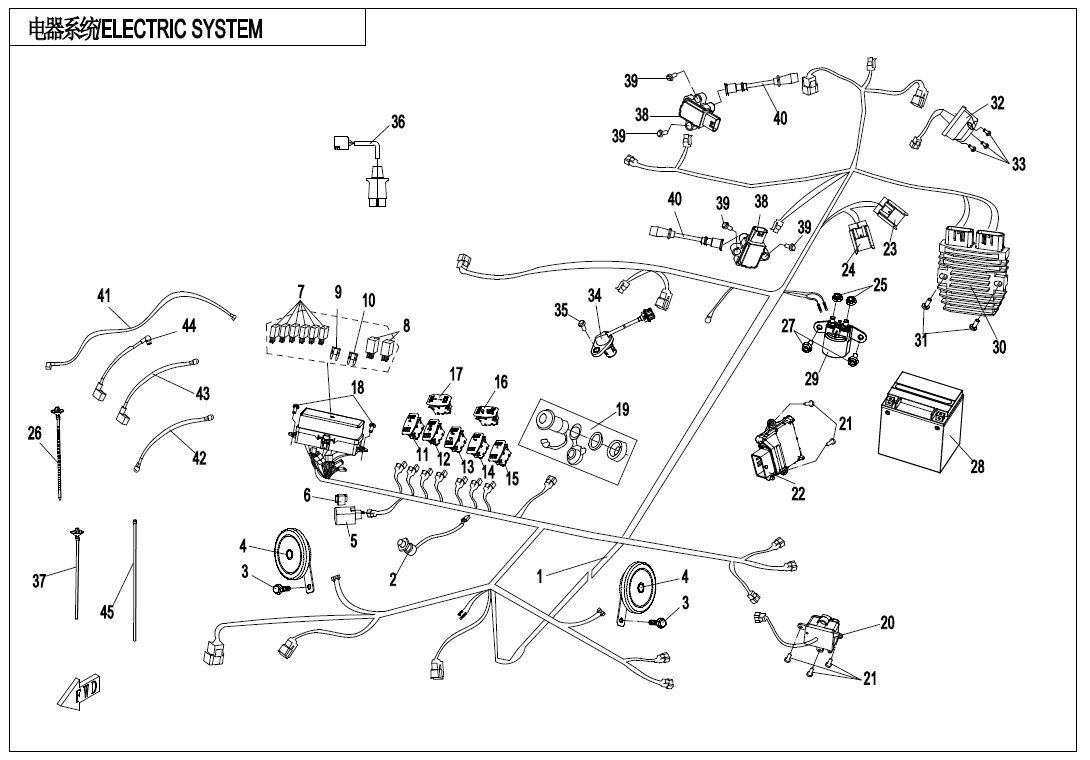 SYSTEME ELECTRIQUE POUR ZF1000 EPS 2018