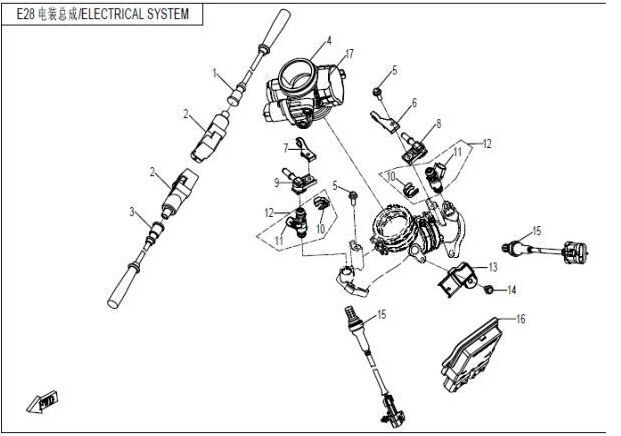 INJECTION E28 POUR CFORCE 800 2013