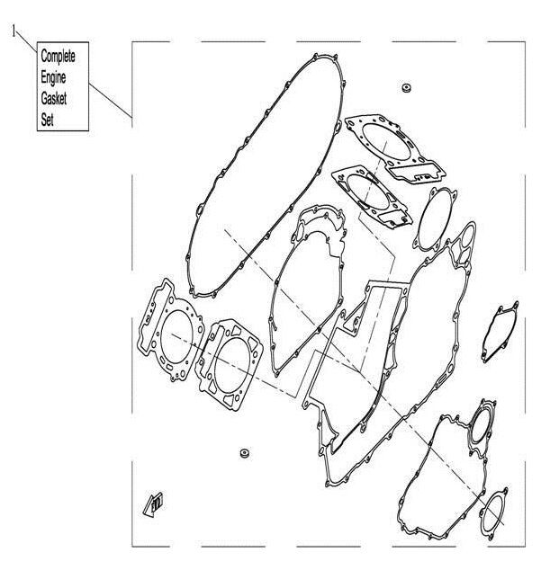 KIT DE JOINT MOTEUR E29 POUR CFORCE 800 2013