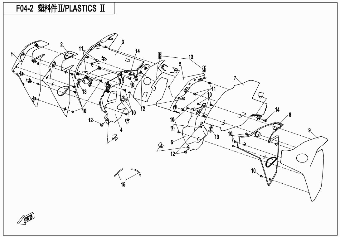 PLASTIQUES 2 POUR 650 NK ABS 2020