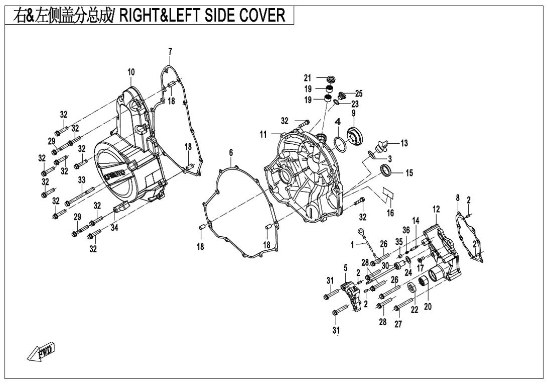 CACHE LATERAL DROITE ET GAUCHE POUR 650 NK ABS 2020