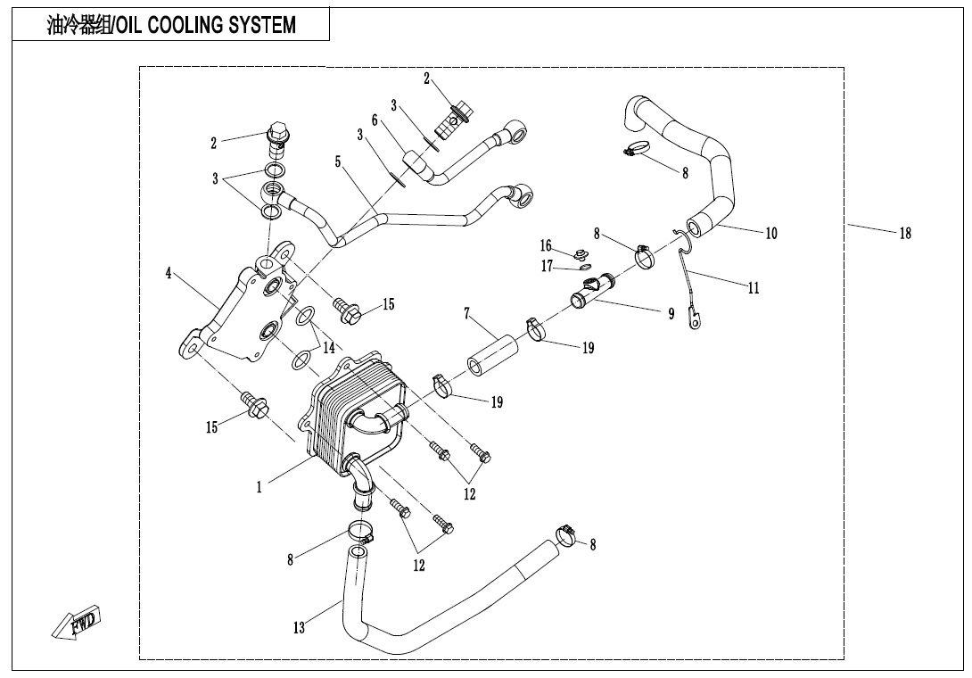 ECHANGEUR POUR CFORCE 1000 T3 EPS 2020