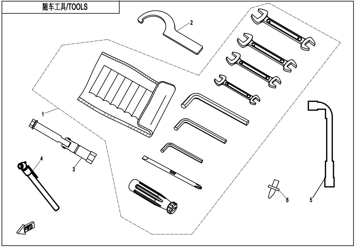 KIT D OUTILS POUR ZF1000 EPS 2020