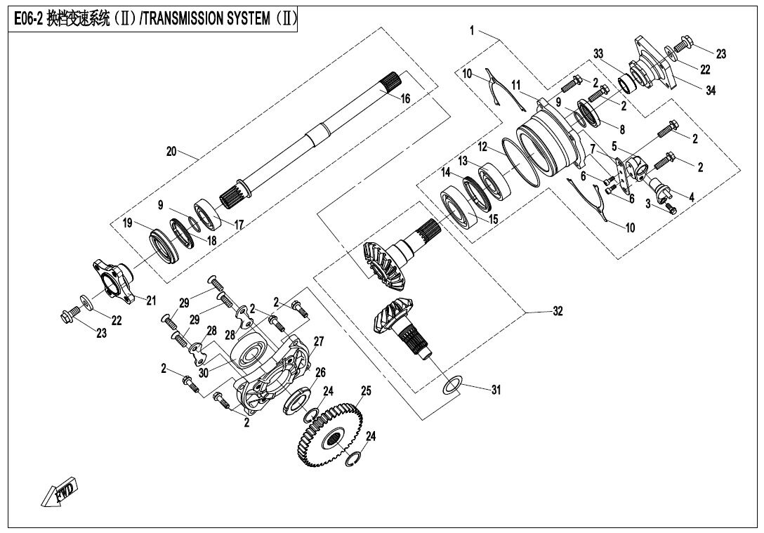RENVOI D ANGLE POUR ZF1000 EPS 2020