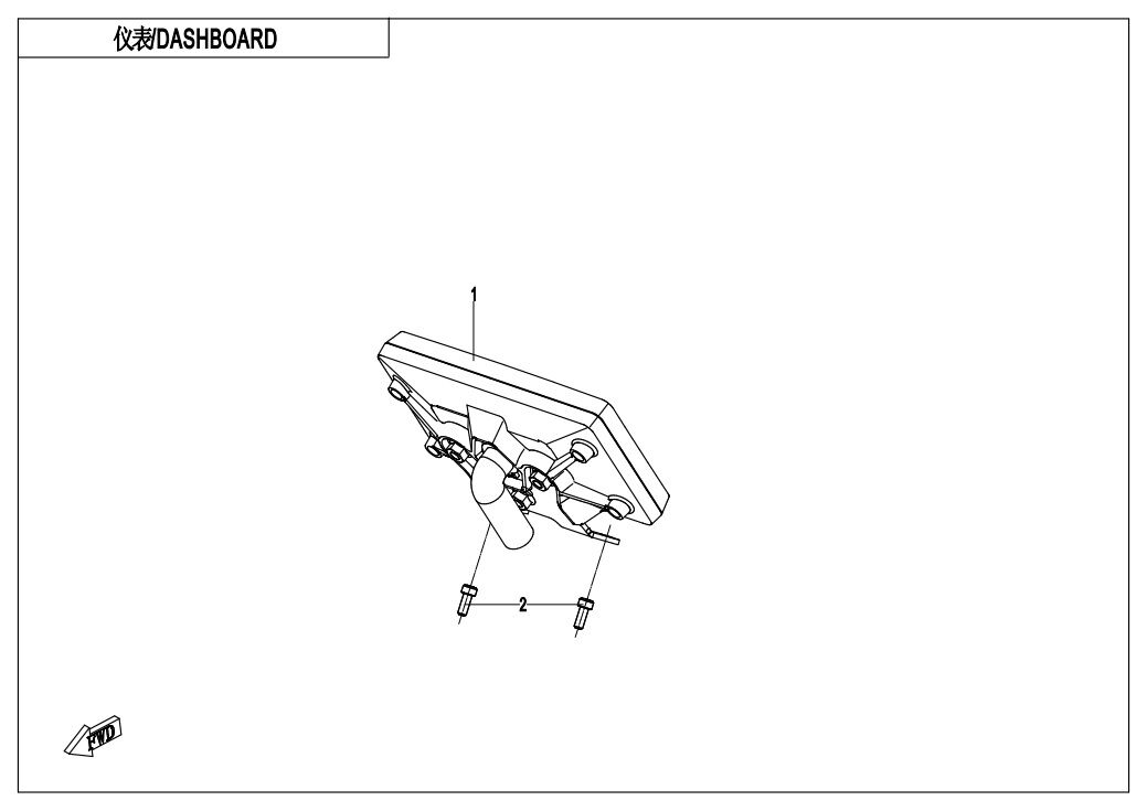 TABLEAU DE BORD TFT POUR CF 300NK 2020