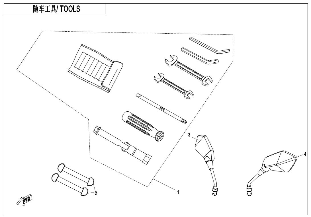 OUTILS POUR CF 300NK 2020
