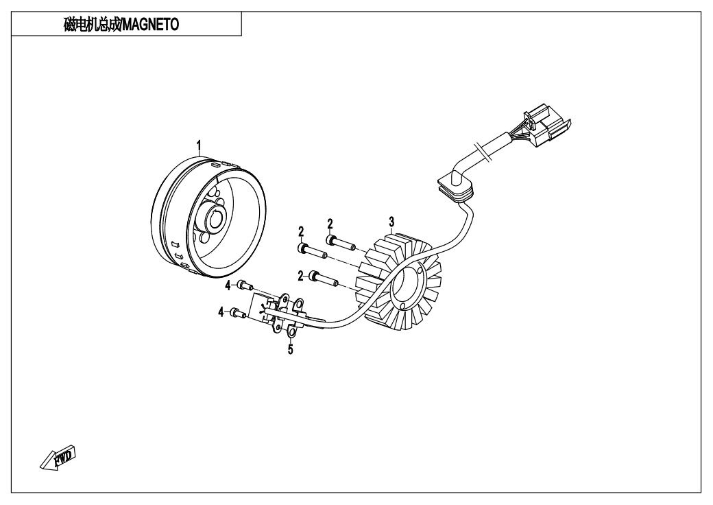 MAGNETO POUR CF 300NK 2020
