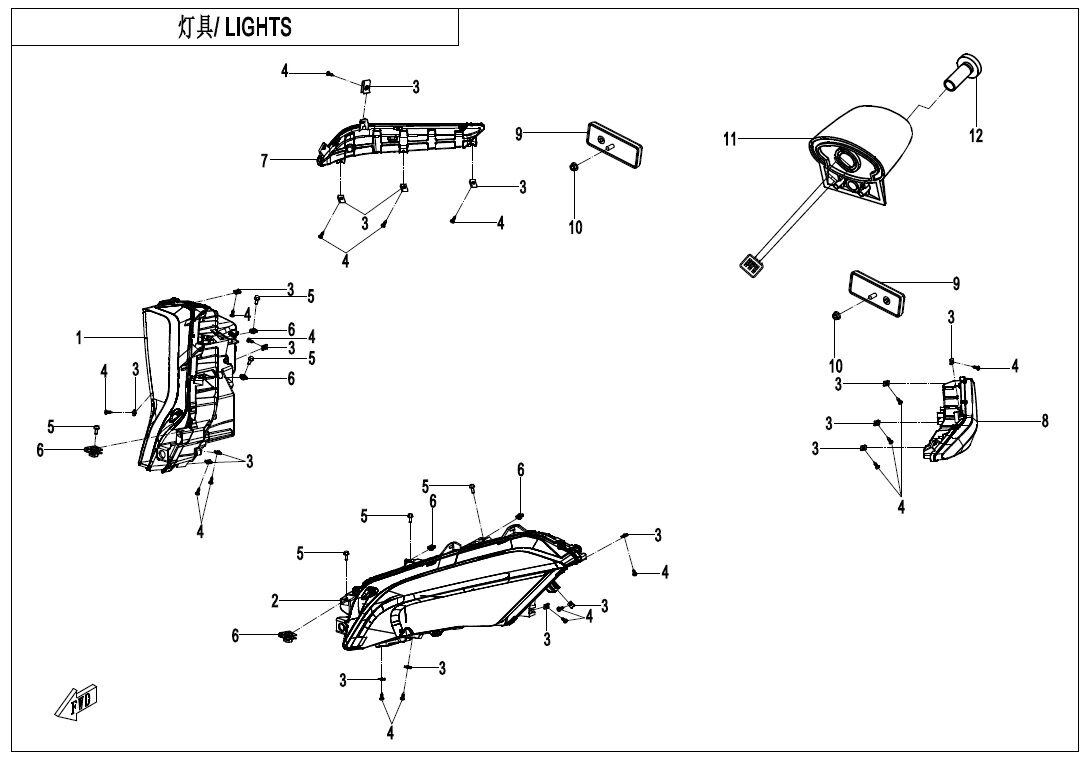ECLAIRAGE POUR ZFORCE 1000 SPORT 2020