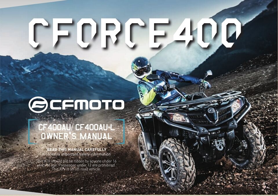 MANUEL POUR CFORCE 450S EPS L7E 2021