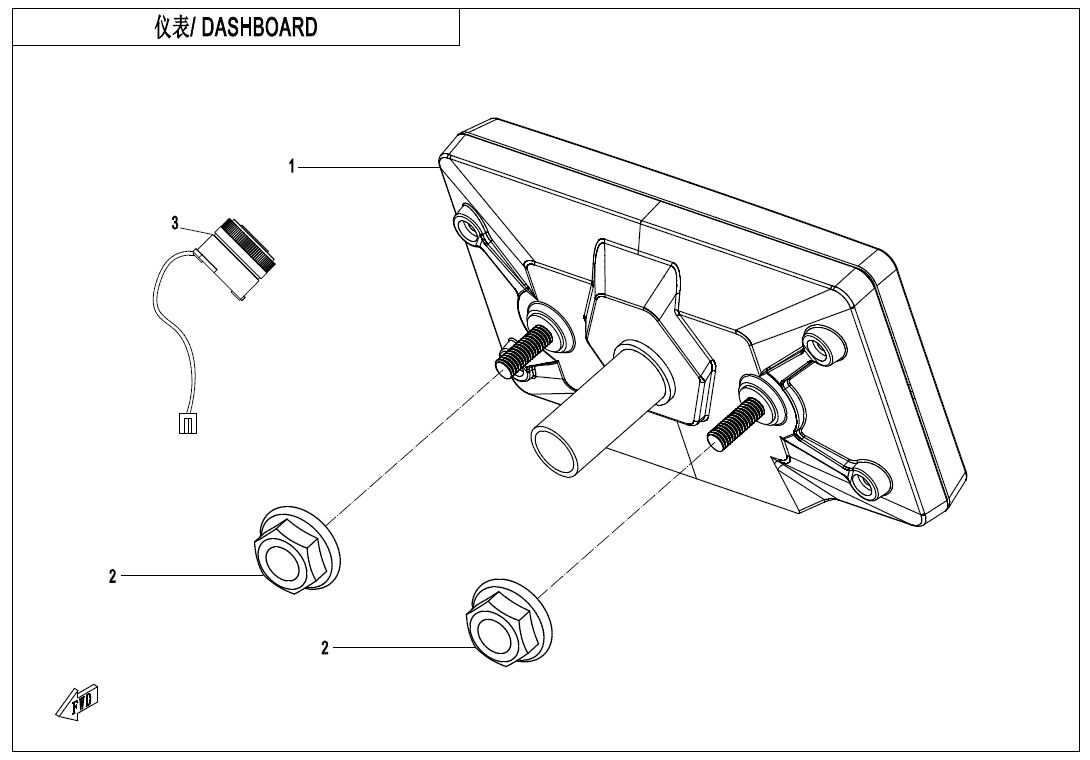 TABLEAU DE BORD POUR ZFORCE 1000 SPORT 2021