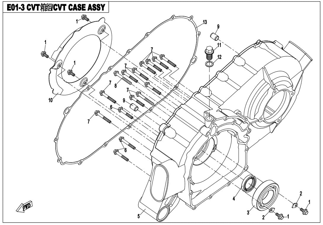 CARTER CVT POUR UFORCE 800 EPS T1 2021