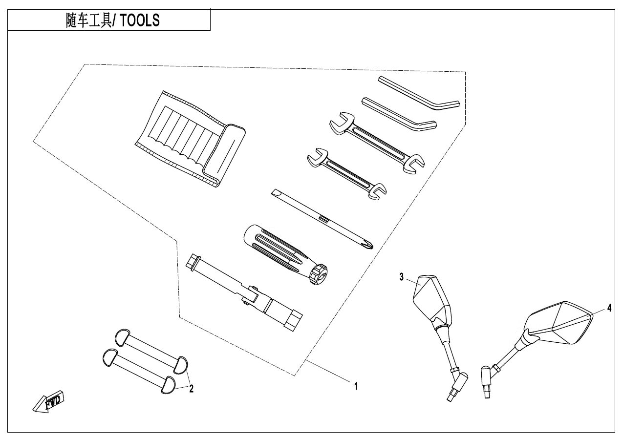 OUTILLAGE POUR CF 125 NK 2025