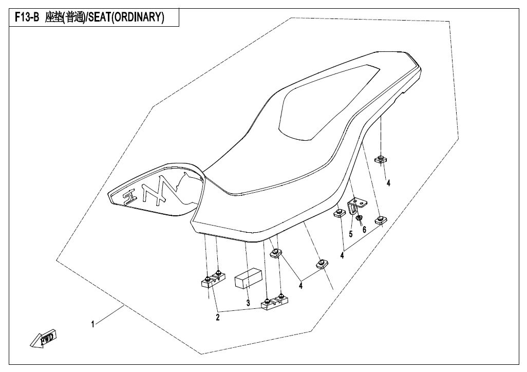 SELLE POUR CF 650MT A2 AVEC VALISES 2021
