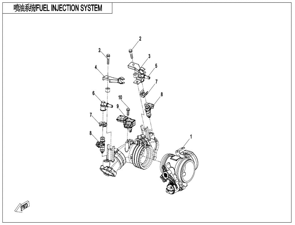 INJECTION ELECTRONIQUE POUR ZF1000 EPS 2021