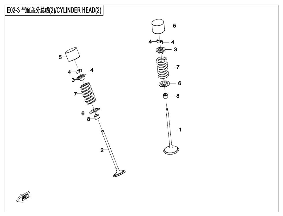 CULASSE 2 POUR CF 700 MT 2023