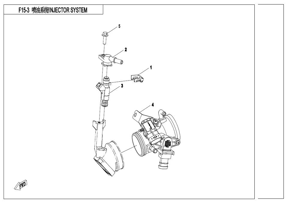 SYSTEME D INJECTION POUR CFORCE 520 S L7E COURT 2019