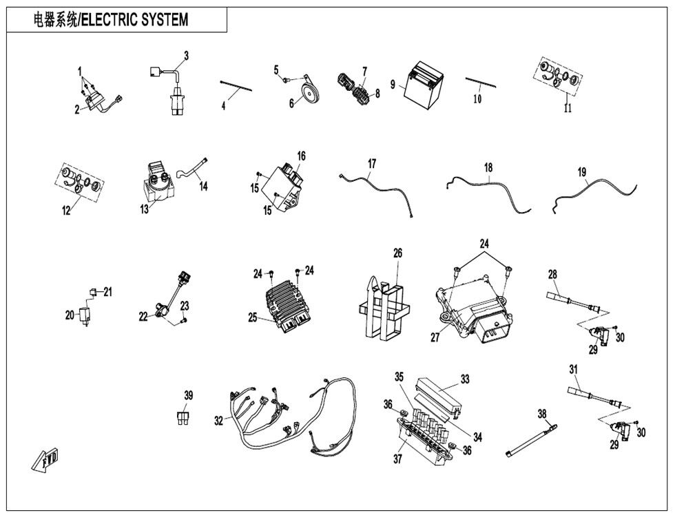 SYSTEME ELECTRIQUE POUR CFORCE 1000 EPS L7E 2022
