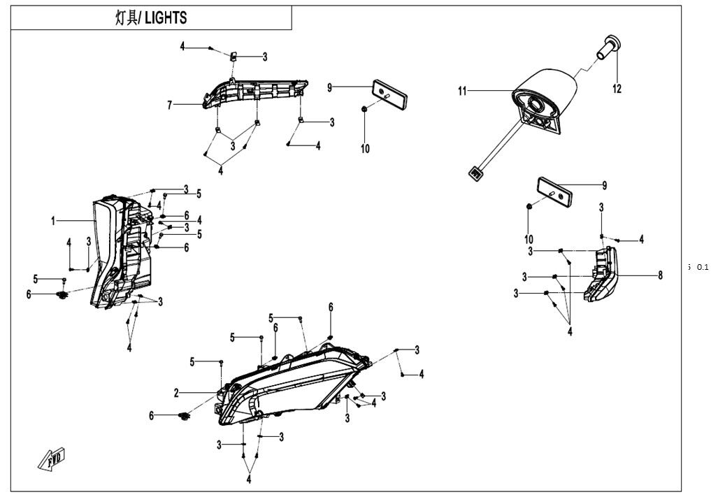 ECLAIRAGE POUR ZFORCE 1000 SPORT 2022