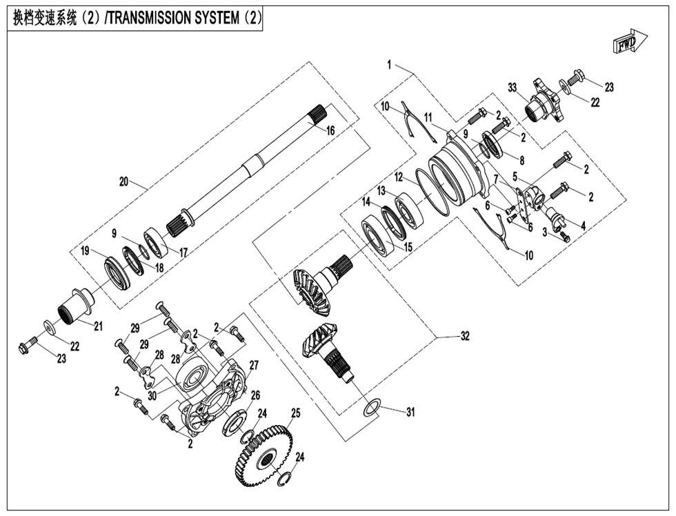 RENVOI D ANGLE POUR ZFORCE 1000 SPORT 2022