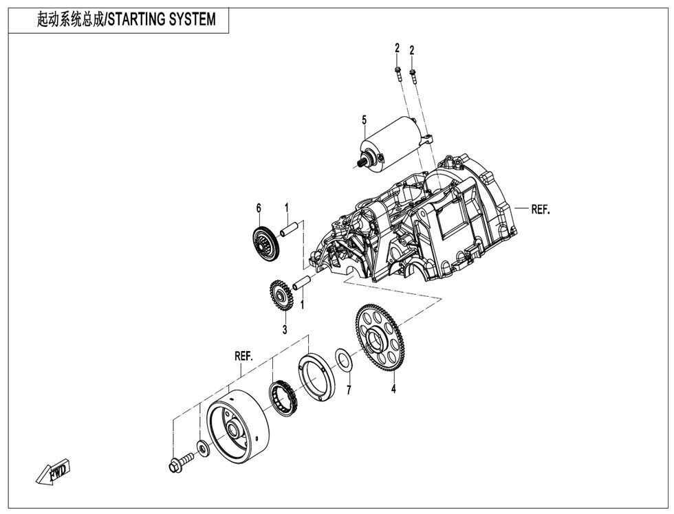 DEMARREUR POUR CF 700 MT 2023