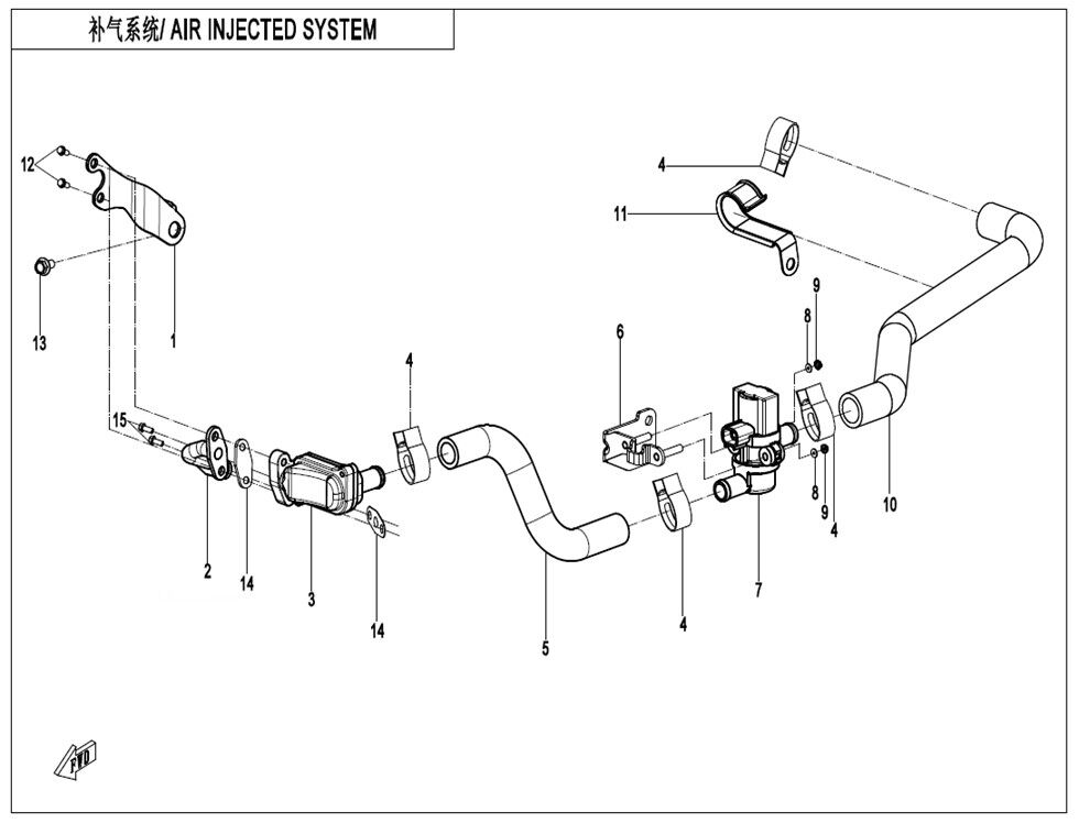 SYSTEME D INJECTION D AIR POUR CFORCE 520 T3 COURT EXPERT 2023