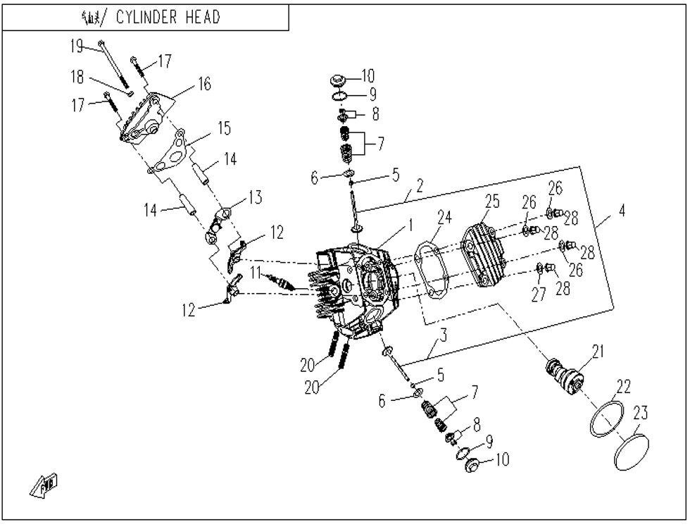 CULASSE POUR CFORCE 110 KID THERMIQUE 2023
