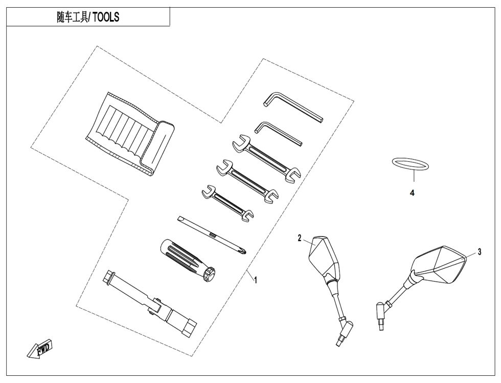 OUTILS POUR CF 700 MT 2024