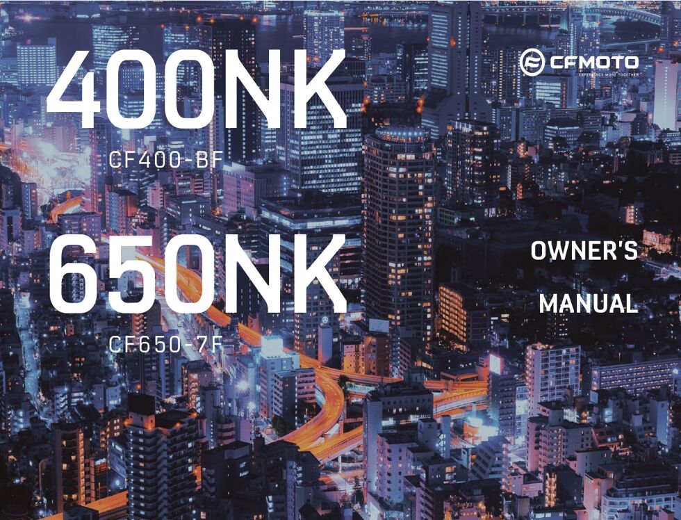 MANUEL PROPRIETAIRE EU5 POUR CF 650 NK A2 FACELIFT 2023