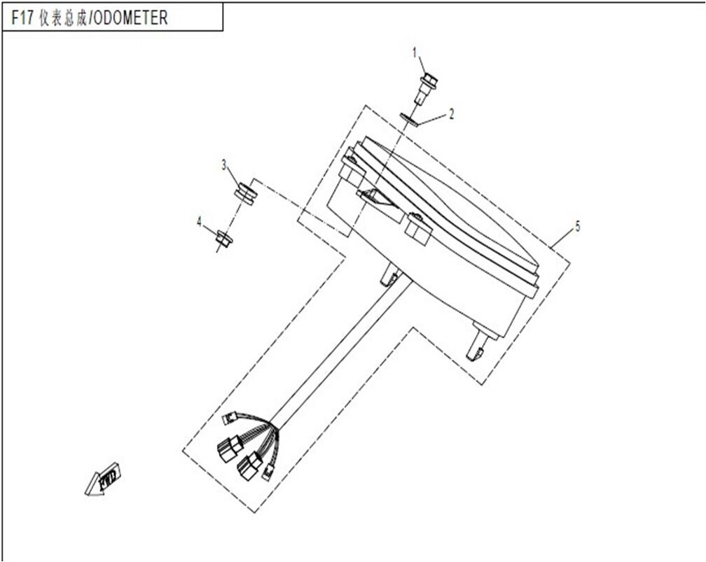 COMPTEUR POUR ZFORCE 550 2015