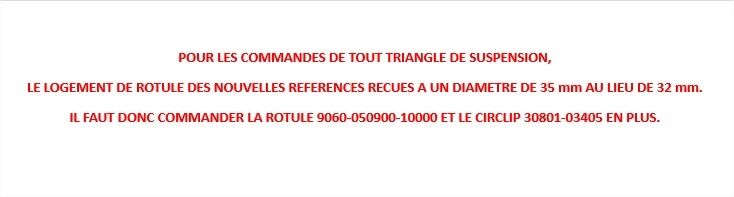 AVERTISSEMENT POUR ZFORCE 800 T1 2019