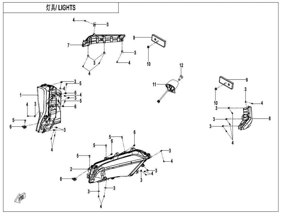 ECLAIRAGE POUR ZFORCE 1000 SPORT R EPS 2023