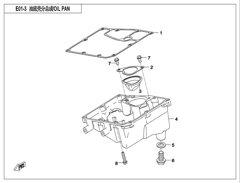 CARTER D HUILE POUR CF 650MT A2 AVEC VALISES 2021