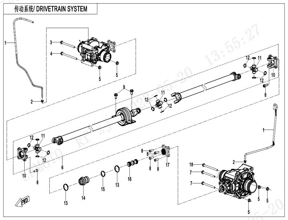 SYSTEME DE TRANSMISSION POUR ZFORCE 950 SPORT 4 PLACES 2024