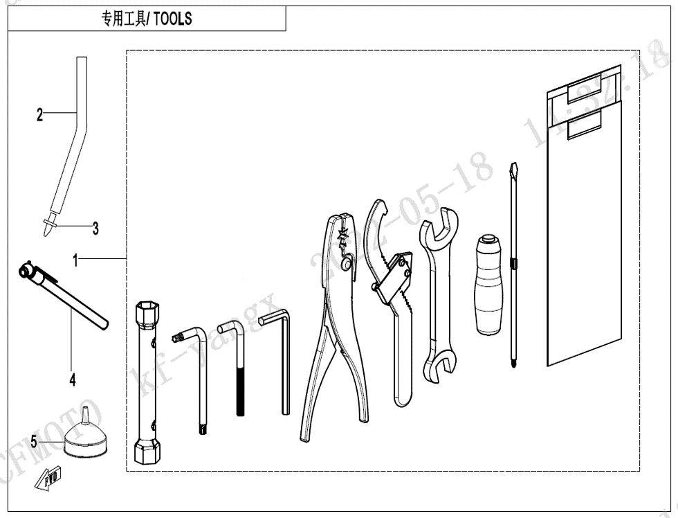 OUTILS POUR ZFORCE 950 SPORT 4 PLACES 2024