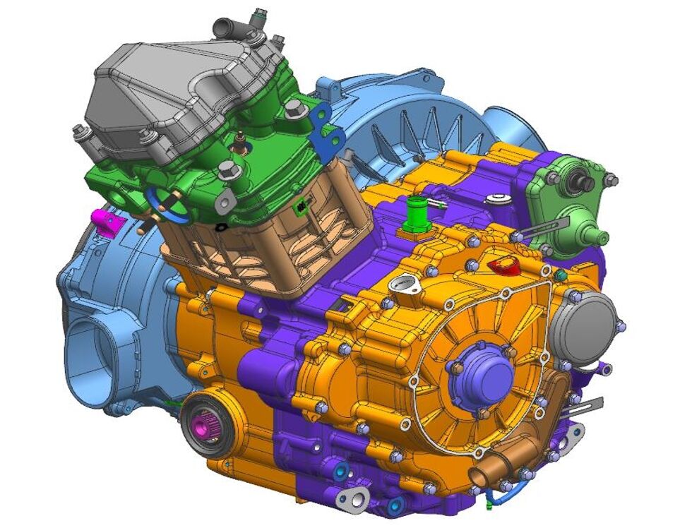 MOTEUR 191Q A POUR CFORCE 450 L7E COURT LUXE 2023