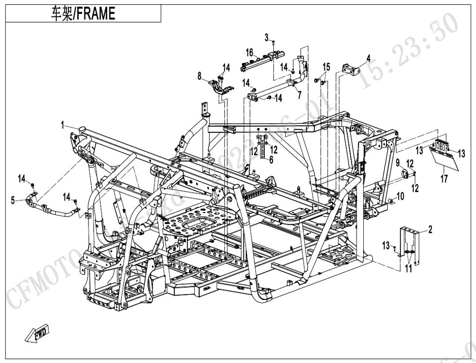CHASSIS POUR UFORCE 600 2023