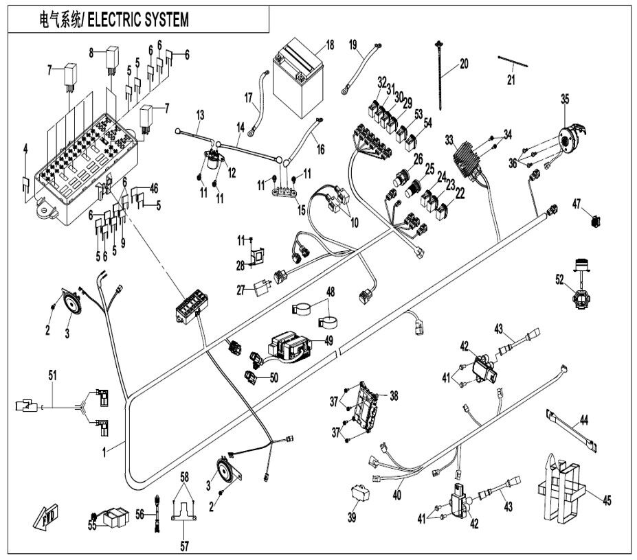 SYSTEME ELECTRIQUE POUR ZFORCE 1000 SPORT R EPS 2024
