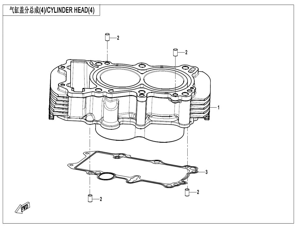 CULASSE 3 POUR CF 450 CLC 2024