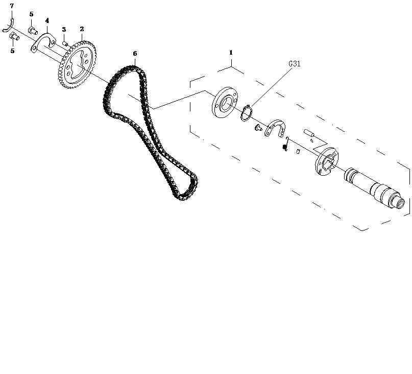 ARBRE A CAMES POUR CFORCE 500 5A 2014