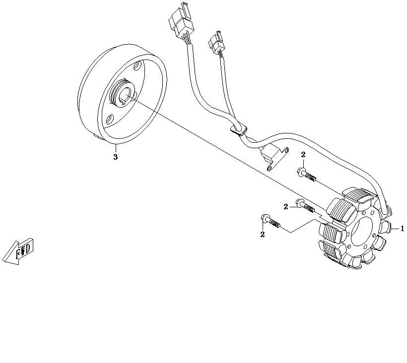 ALTERNATEUR POUR RANCHER 500 2011