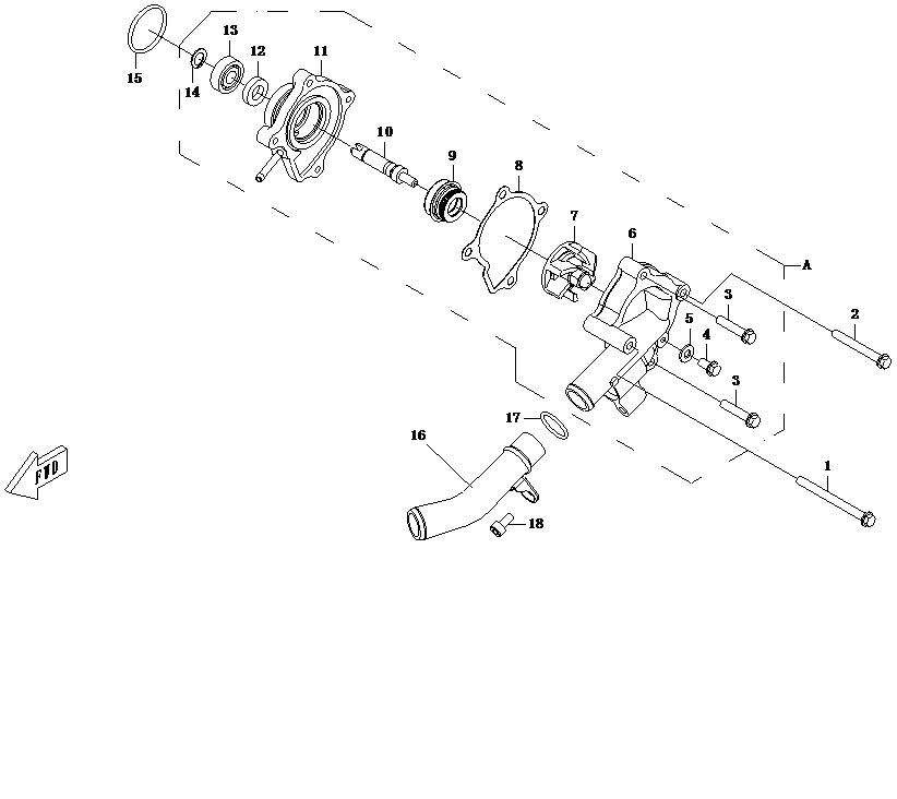 POMPE A EAU POUR RANCHER 500 2011