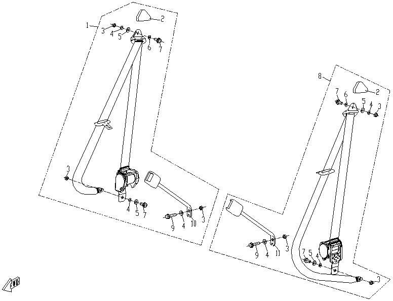 CEINTURES POUR RANCHER 500 2012