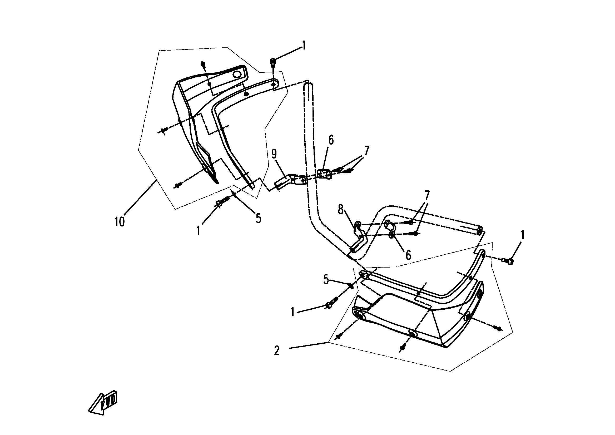 PROTEGE MAINS POUR CFORCE 625 COURT 2012