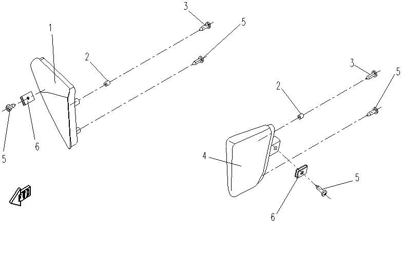 CACHE PLASTIQUE POUR CFORCE 625 COURT 2012